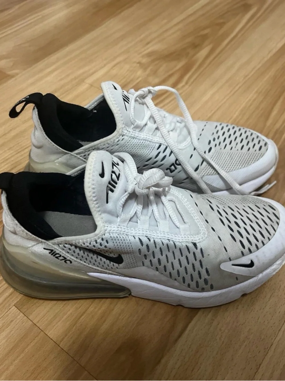Nike White & Black Athletic Sneakers